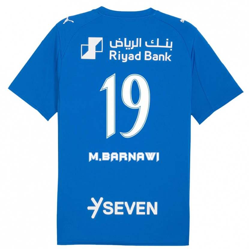 Danxen Dames Mukhtar Barnawi #19 Blauw Wit Thuisshirt Thuistenue 2025/26 T-Shirt