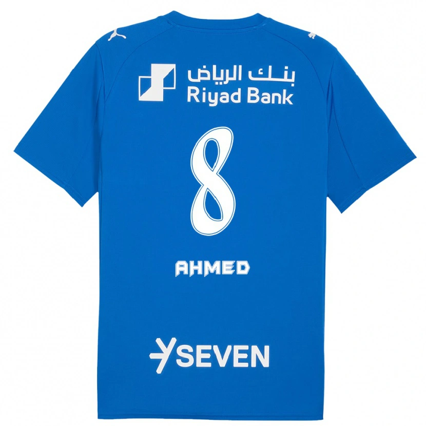 Danxen Dames Thari Saeed #8 Blauw Wit Thuisshirt Thuistenue 2025/26 T-Shirt