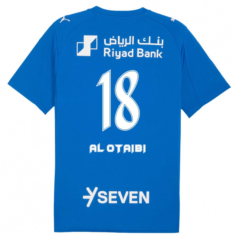 Danxen Dames Majd Al-Otaibi #18 Blauw Wit Thuisshirt Thuistenue 2025/26 T-Shirt