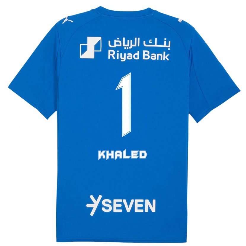 Danxen Dames Nawal Khaled #1 Blauw Wit Thuisshirt Thuistenue 2025/26 T-Shirt