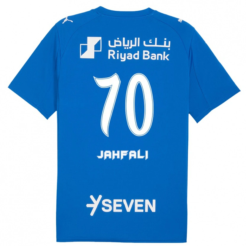 Danxen Dames Mohammed Jahfali #70 Blauw Wit Thuisshirt Thuistenue 2025/26 T-Shirt