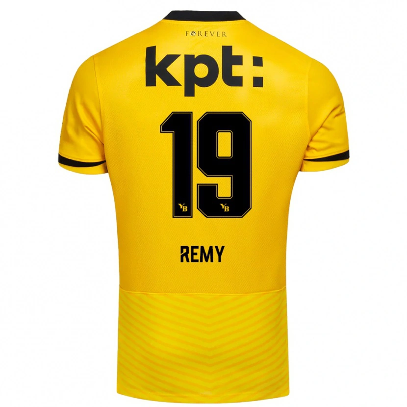 Danxen Dames Audrey Remy #19 Geel Zwart Thuisshirt Thuistenue 2025/26 T-Shirt