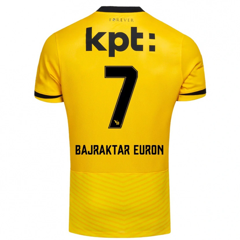 Danxen Dames Euron Bajraktar #7 Geel Zwart Thuisshirt Thuistenue 2025/26 T-Shirt