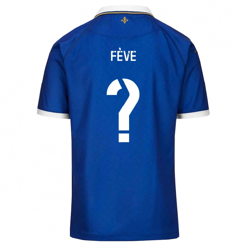Danxen Dames Lino Fève #0 Blauw Goud Thuisshirt Thuistenue 2025/26 T-Shirt
