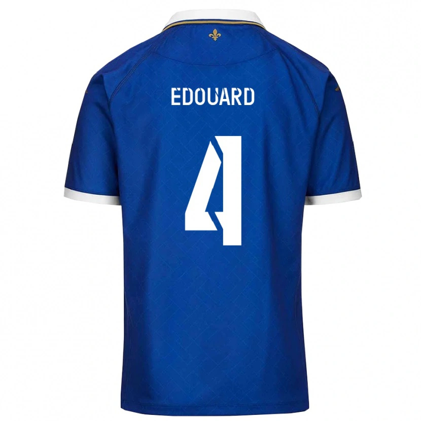 Danxen Dames Paul Edouard #4 Blauw Goud Thuisshirt Thuistenue 2025/26 T-Shirt
