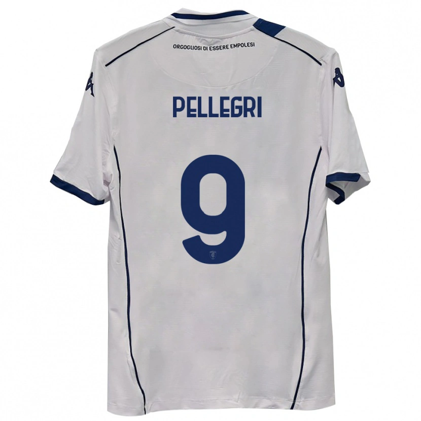 Danxen Dames Pietro Pellegri #9 Donkerblauw Uitshirt Uittenue 2025/26 T-Shirt