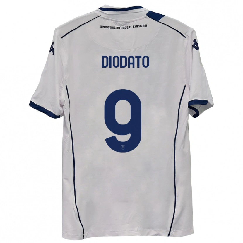 Danxen Dames Samuele Diodato #9 Donkerblauw Uitshirt Uittenue 2025/26 T-Shirt