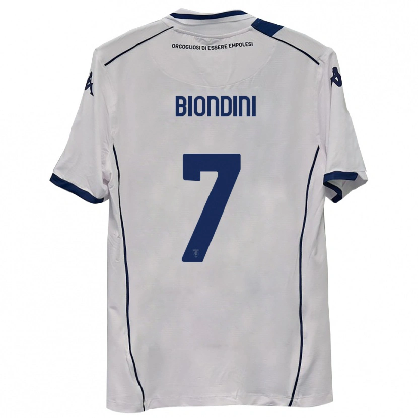 Danxen Dames Edoardo Biondini #7 Donkerblauw Uitshirt Uittenue 2025/26 T-Shirt