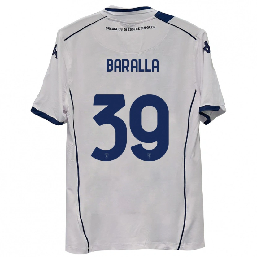 Danxen Dames Alessio Baralla #39 Donkerblauw Uitshirt Uittenue 2025/26 T-Shirt