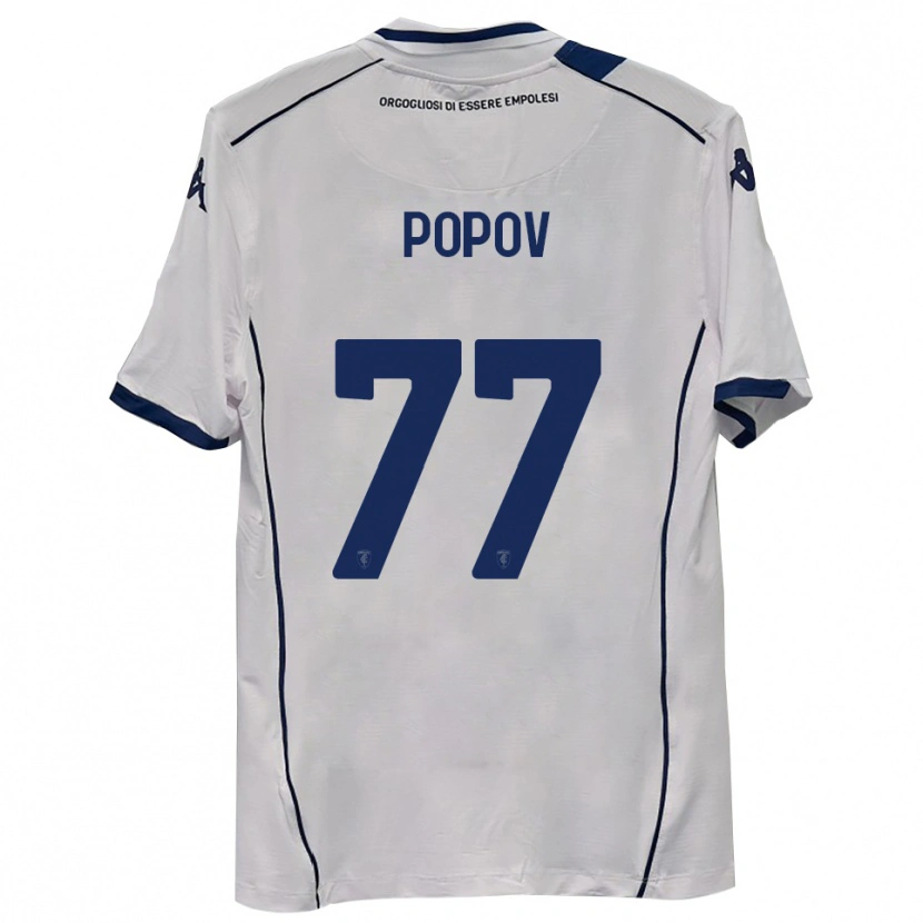 Danxen Dames Bogdan Popov #77 Donkerblauw Uitshirt Uittenue 2025/26 T-Shirt
