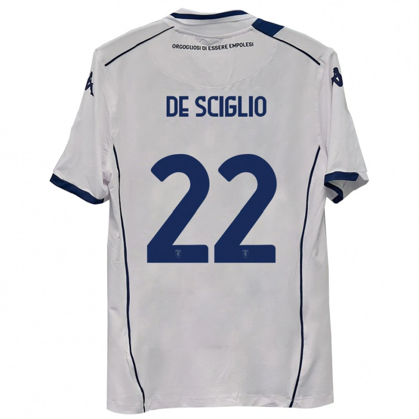 Danxen Dames Mattia De Sciglio #22 Donkerblauw Uitshirt Uittenue 2025/26 T-Shirt