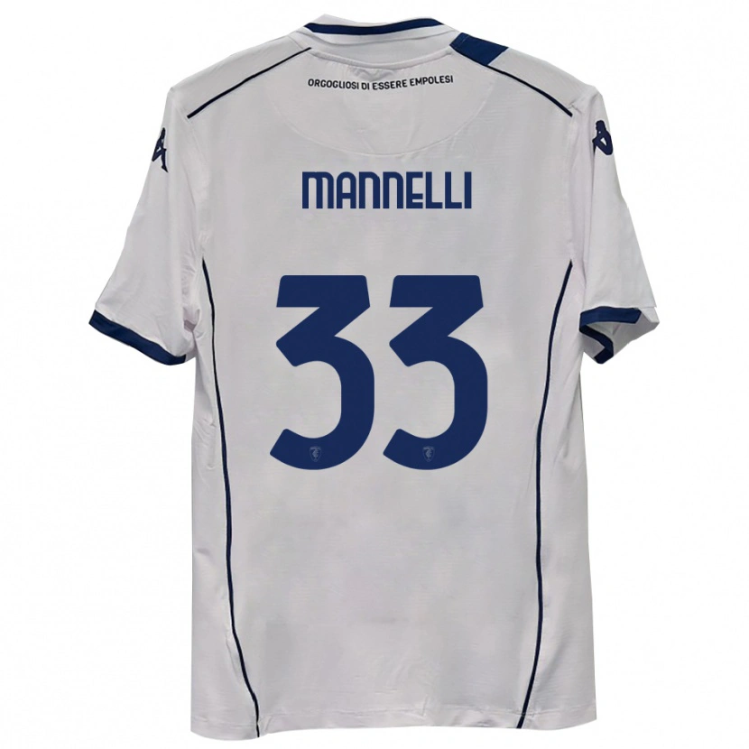 Danxen Dames Matteo Mannelli #33 Donkerblauw Uitshirt Uittenue 2025/26 T-Shirt
