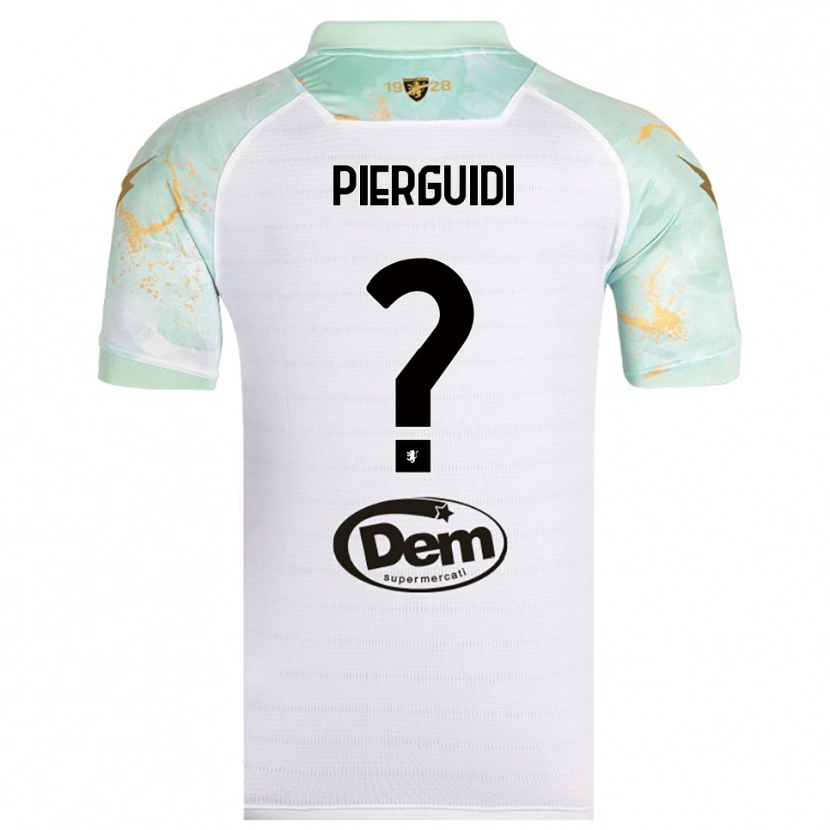 Danxen Dames Vittorio Pierguidi #0 Wit Zwart Uitshirt Uittenue 2025/26 T-Shirt