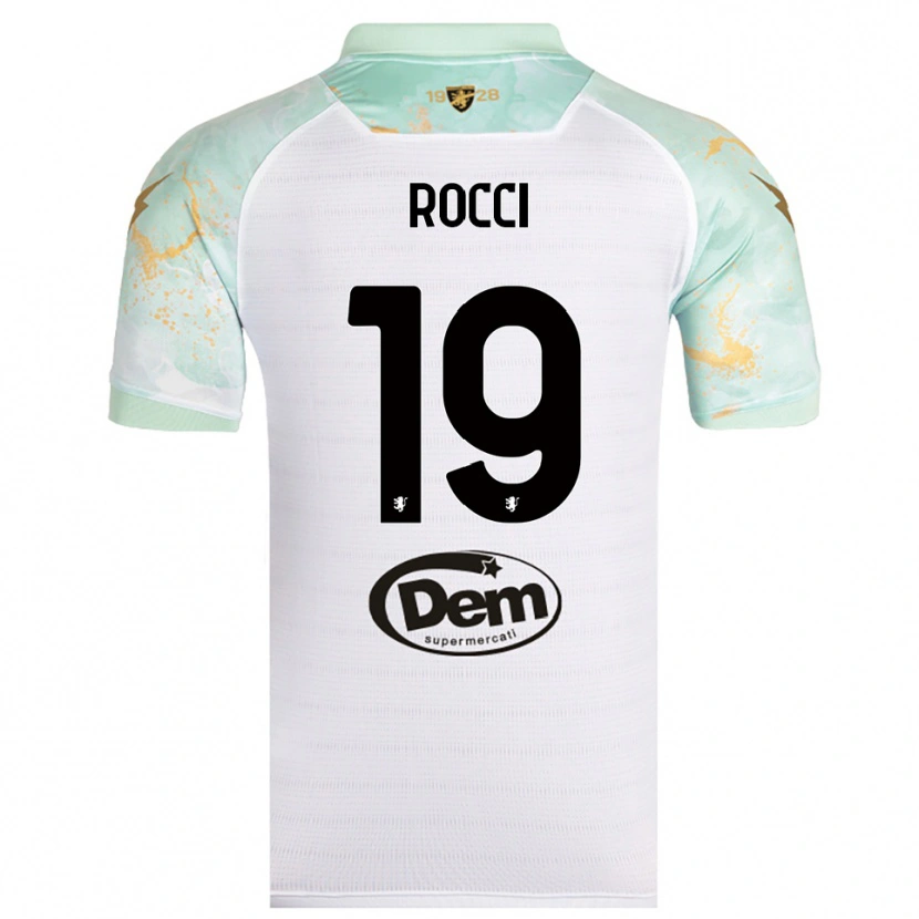 Danxen Dames Valerio Rocci #19 Wit Zwart Uitshirt Uittenue 2025/26 T-Shirt