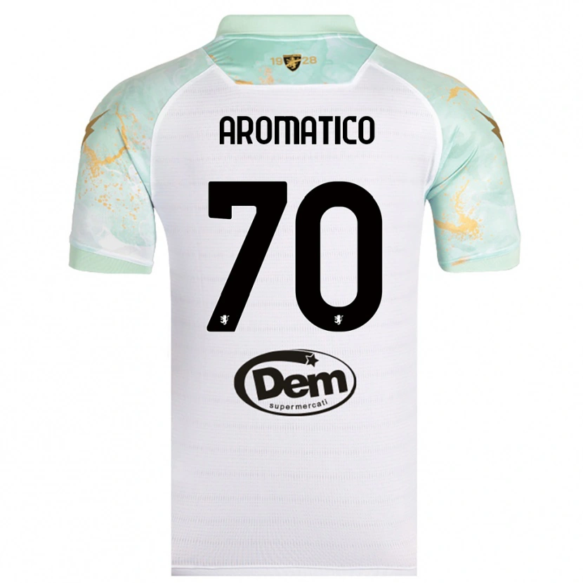 Danxen Dames Raul Aromatico #70 Wit Zwart Uitshirt Uittenue 2025/26 T-Shirt