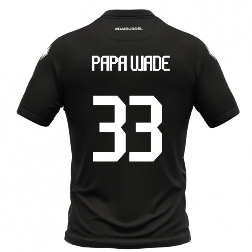 Danxen Dames Ibrahima Papa Wade #33 Zwart Wit Uitshirt Uittenue 2025/26 T-Shirt