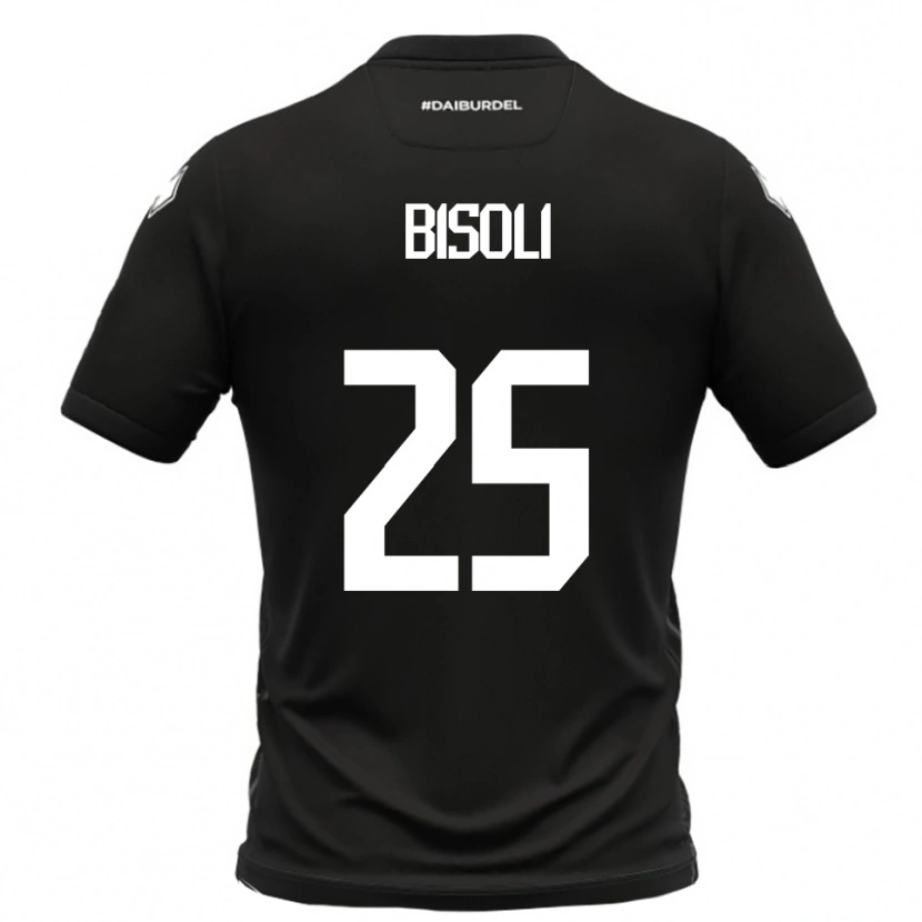 Danxen Dames Dimitri Bisoli #25 Zwart Wit Uitshirt Uittenue 2025/26 T-Shirt