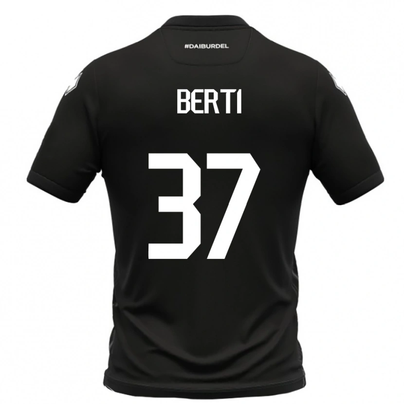Danxen Dames Filippo Berti #37 Zwart Wit Uitshirt Uittenue 2025/26 T-Shirt
