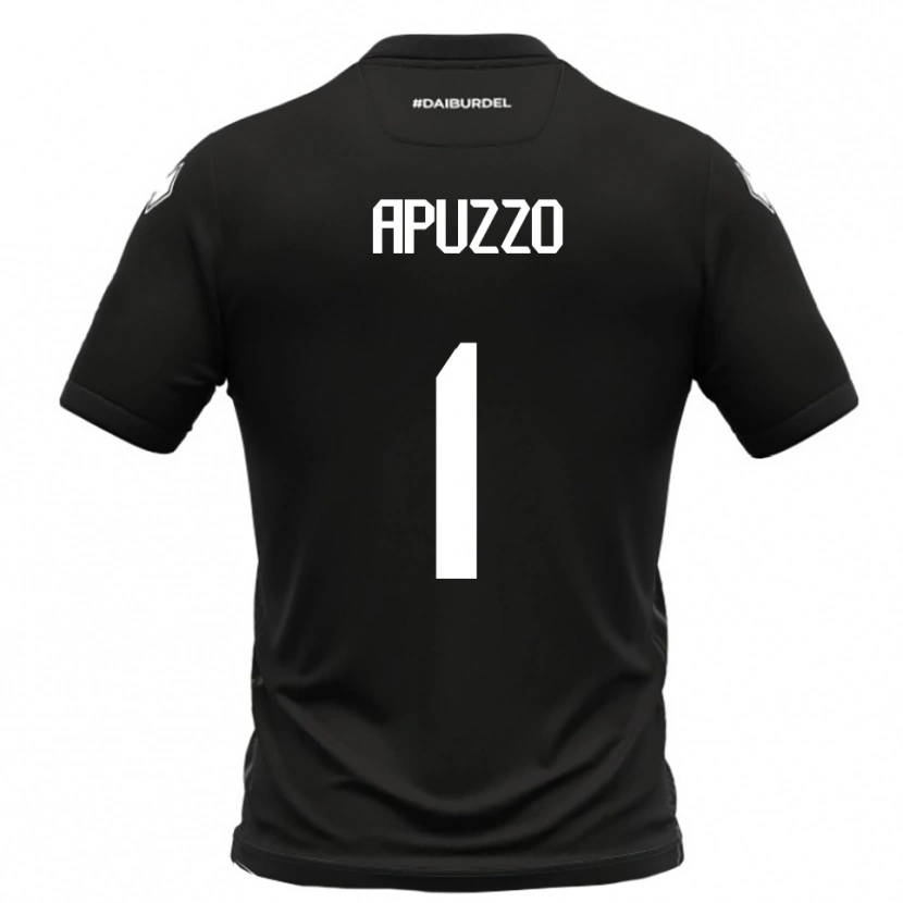 Danxen Dames Davide Apuzzo #1 Zwart Wit Uitshirt Uittenue 2025/26 T-Shirt