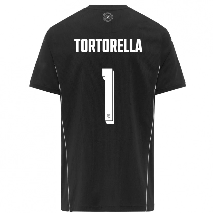 Danxen Dames Diego Tortorella #1 Zwart Wit Uitshirt Uittenue 2025/26 T-Shirt