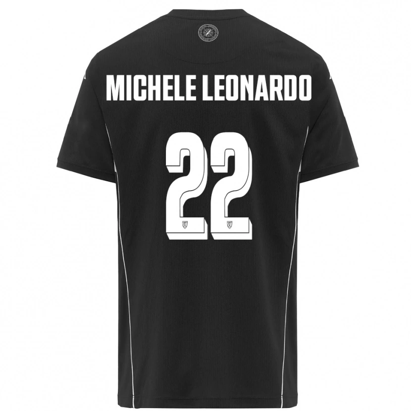 Danxen Dames Matteo Michele Leonardo #22 Zwart Wit Uitshirt Uittenue 2025/26 T-Shirt