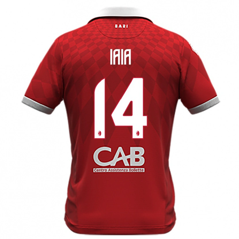 Danxen Dames Pasquale Iaia #14 Rood Wit Uitshirt Uittenue 2025/26 T-Shirt