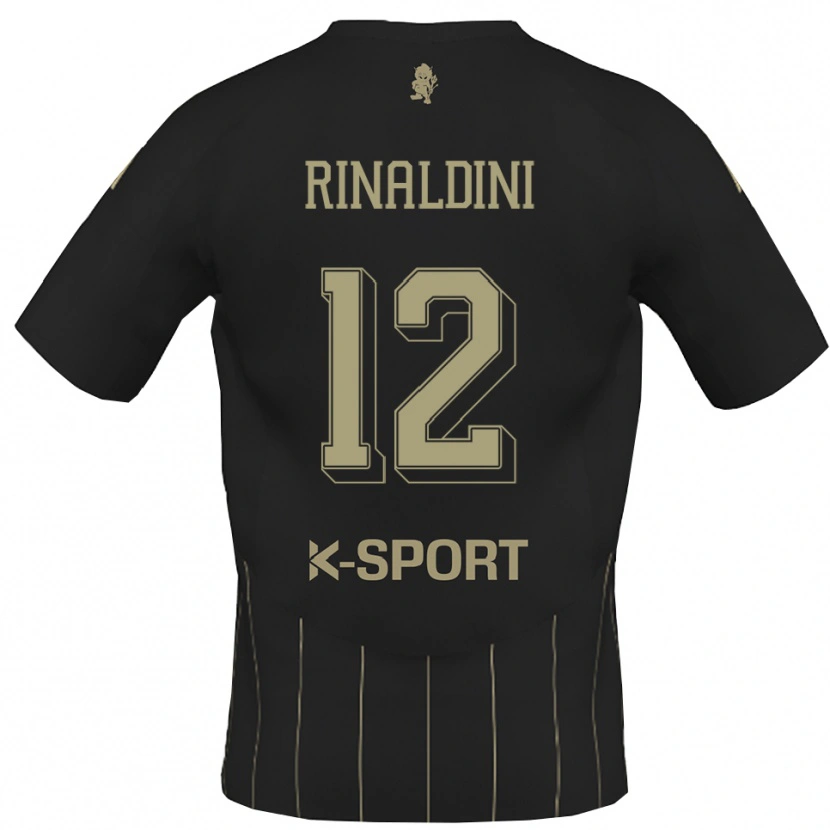 Danxen Dames Ruben Rinaldini #12 Grijs Wit Uitshirt Uittenue 2025/26 T-Shirt