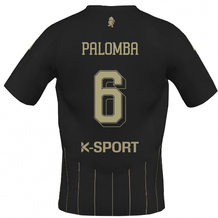 Danxen Dames Luigi Palomba #6 Grijs Wit Uitshirt Uittenue 2025/26 T-Shirt