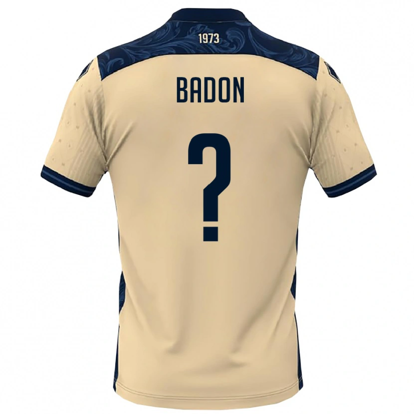 Danxen Dames Nicola Badon #0 Wit Donkerblauw Uitshirt Uittenue 2025/26 T-Shirt