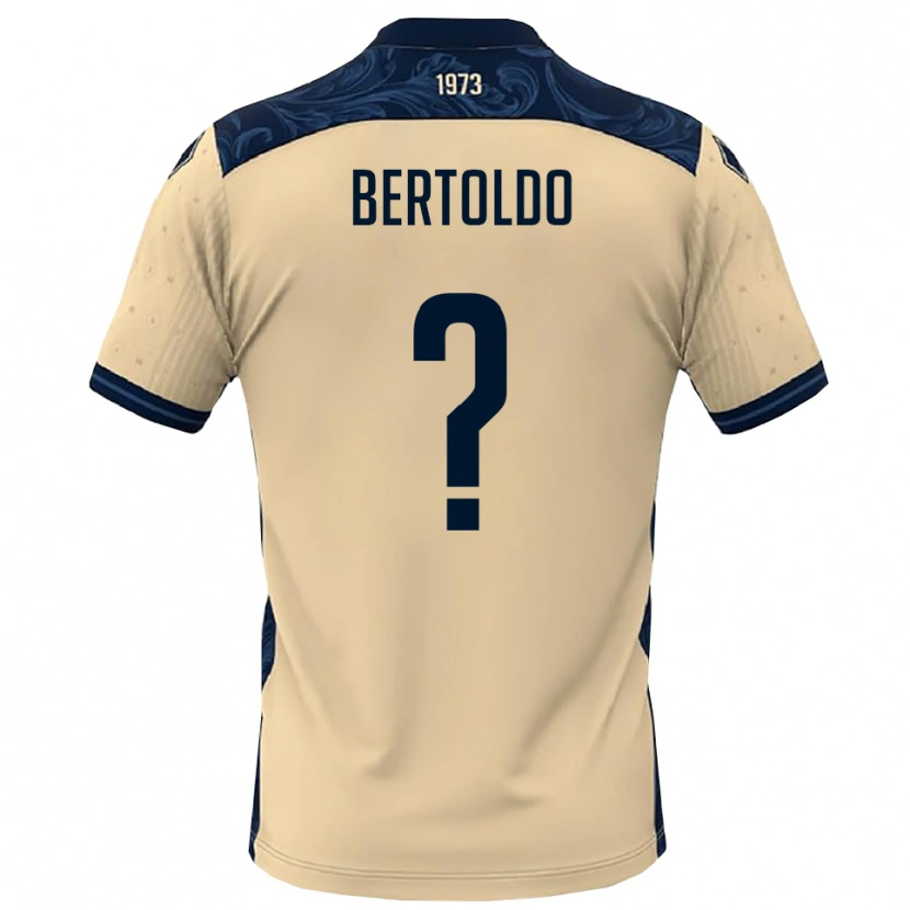 Danxen Dames Riccardo Bertoldo #0 Wit Donkerblauw Uitshirt Uittenue 2025/26 T-Shirt