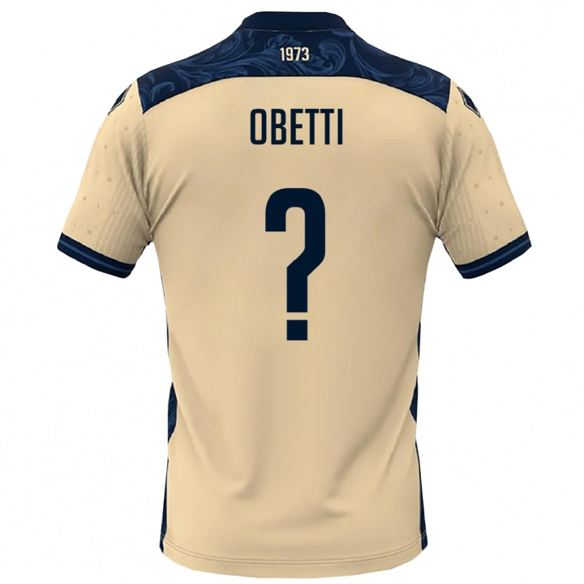 Danxen Dames Gianmarco Obetti #0 Wit Donkerblauw Uitshirt Uittenue 2025/26 T-Shirt
