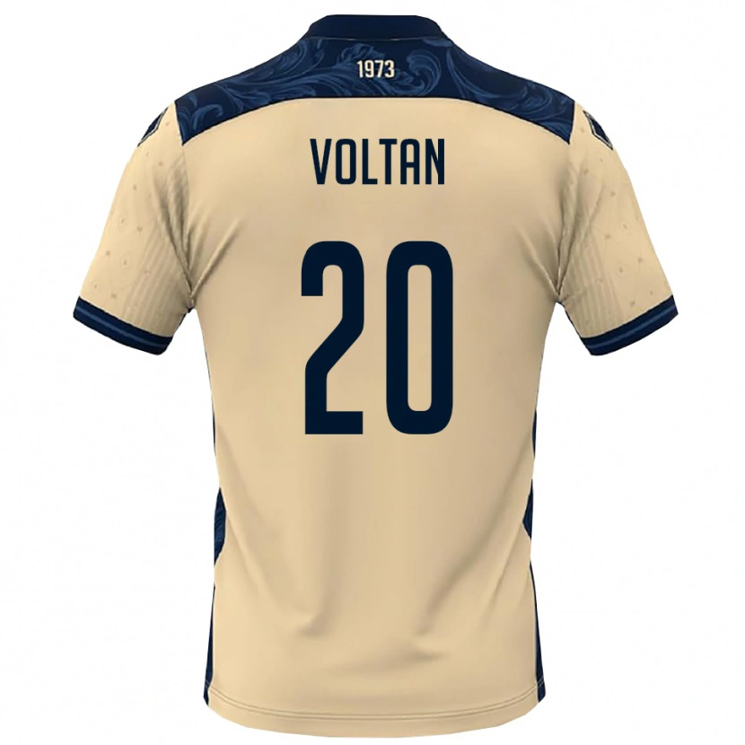 Danxen Dames Davide Voltan #20 Wit Donkerblauw Uitshirt Uittenue 2025/26 T-Shirt