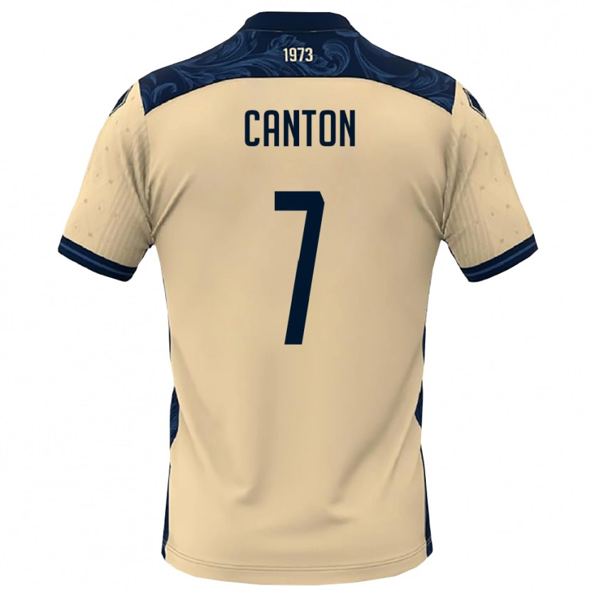 Danxen Dames Mattia Canton #7 Wit Donkerblauw Uitshirt Uittenue 2025/26 T-Shirt