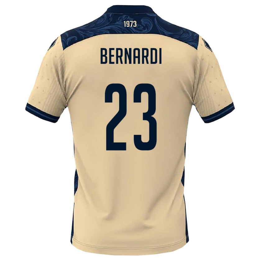 Danxen Dames Andrea Bernardi #23 Wit Donkerblauw Uitshirt Uittenue 2025/26 T-Shirt