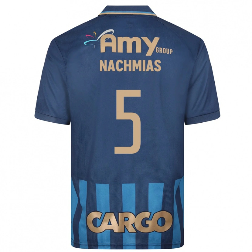 Danxen Dames Idan Nachmias #5 Donkerblauw Blauw Uitshirt Uittenue 2025/26 T-Shirt