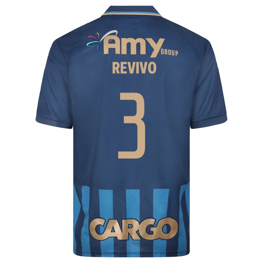 Danxen Dames Roy Revivo #3 Donkerblauw Blauw Uitshirt Uittenue 2025/26 T-Shirt
