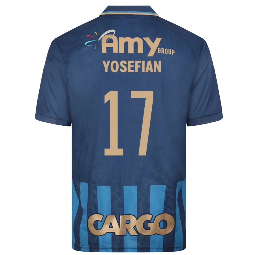Danxen Dames Harel Yosefian #17 Donkerblauw Blauw Uitshirt Uittenue 2025/26 T-Shirt