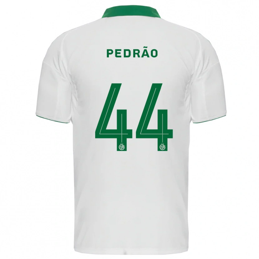 Danxen Dames Pedrão #44 Wit Groen Uitshirt Uittenue 2025/26 T-Shirt