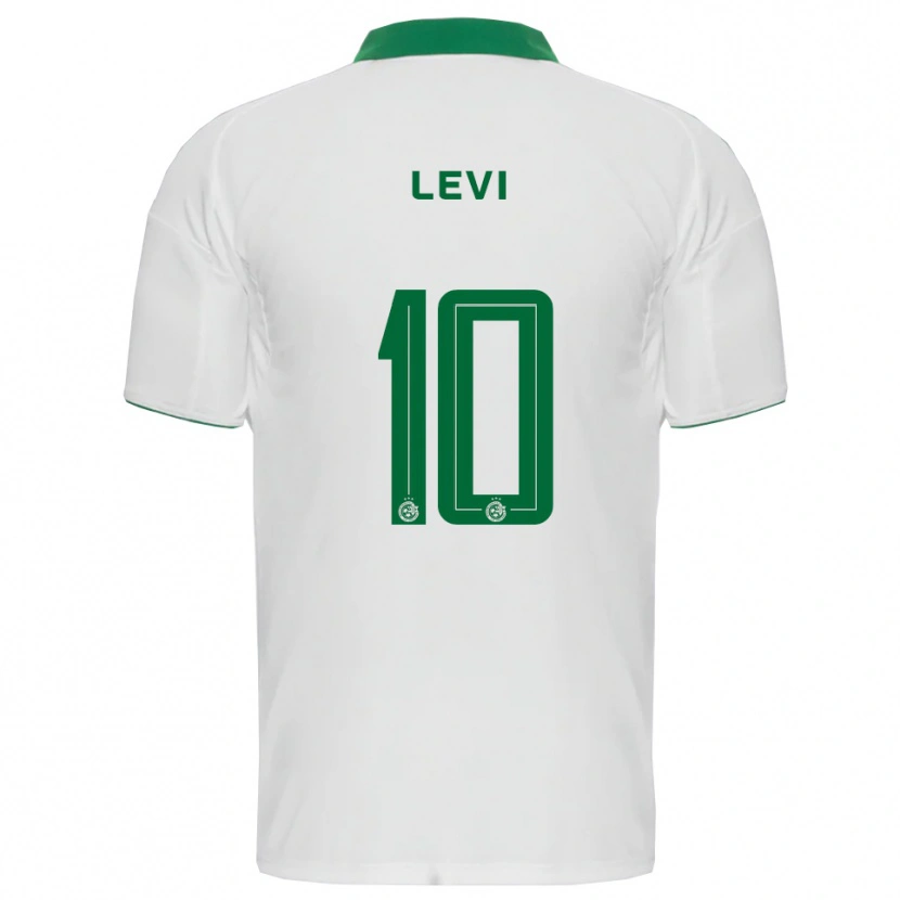 Danxen Dames Yarin Levi #10 Wit Groen Uitshirt Uittenue 2025/26 T-Shirt