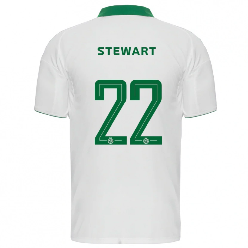 Danxen Dames Trivante Stewart #22 Wit Groen Uitshirt Uittenue 2025/26 T-Shirt