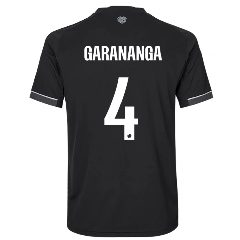 Danxen Dames Munashe Garananga #4 Zwart Wit Uitshirt Uittenue 2025/26 T-Shirt