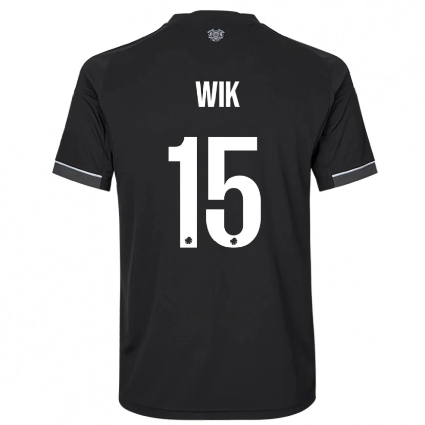 Danxen Dames Viktoria Wik #15 Zwart Wit Uitshirt Uittenue 2025/26 T-Shirt