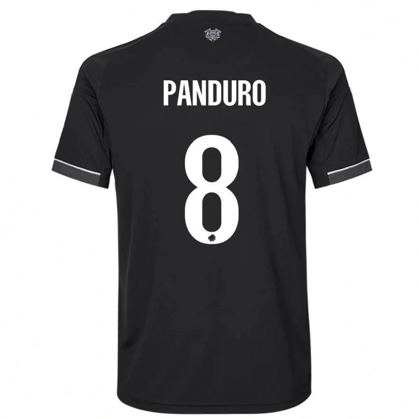 Danxen Dames Tristan Panduro #8 Zwart Wit Uitshirt Uittenue 2025/26 T-Shirt