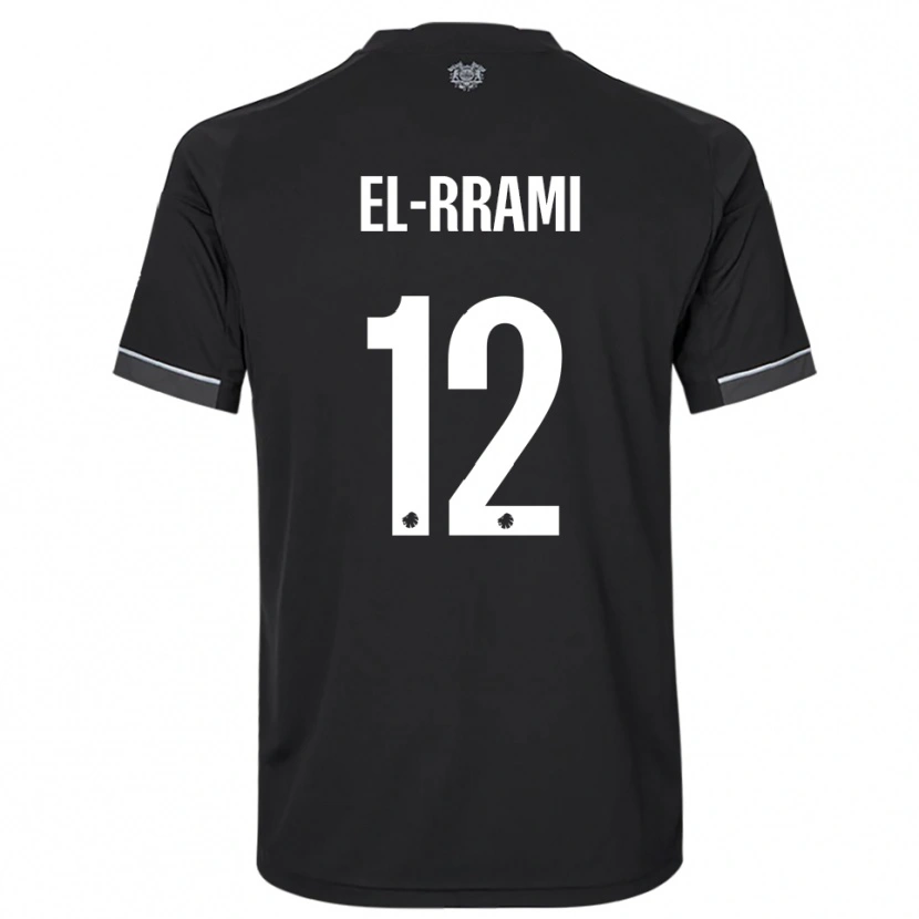 Danxen Dames Jamil El-Rrami #12 Zwart Wit Uitshirt Uittenue 2025/26 T-Shirt