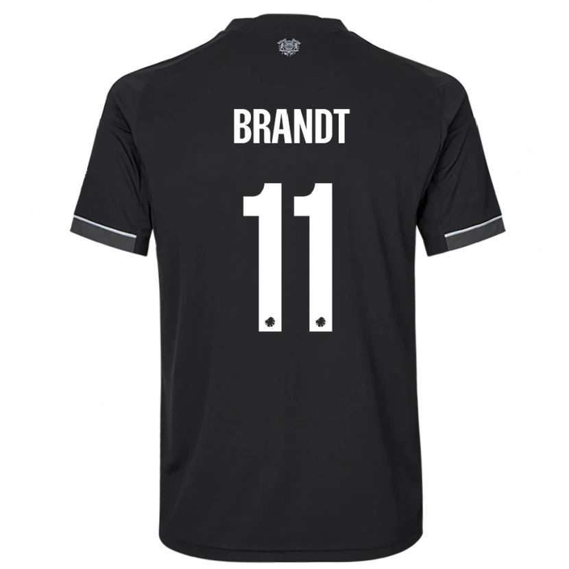 Danxen Dames Emma Brandt #11 Zwart Wit Uitshirt Uittenue 2025/26 T-Shirt