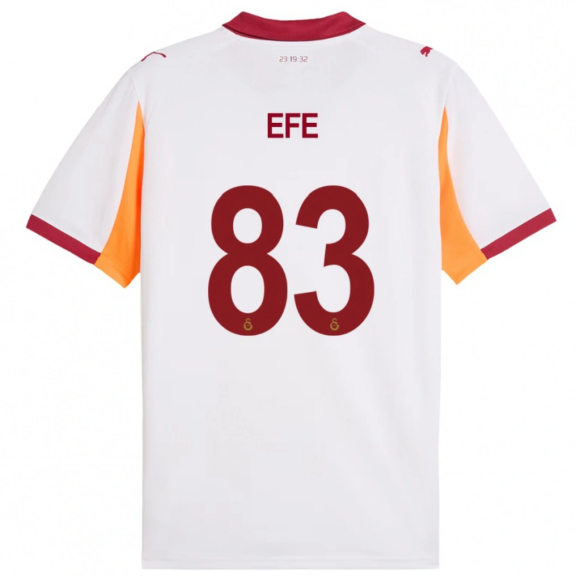 Danxen Dames Efe Akman #83 Wit Rood Uitshirt Uittenue 2025/26 T-Shirt