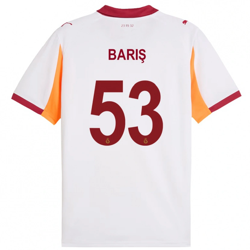 Danxen Dames Barış Alper Yılmaz #53 Wit Rood Uitshirt Uittenue 2025/26 T-Shirt