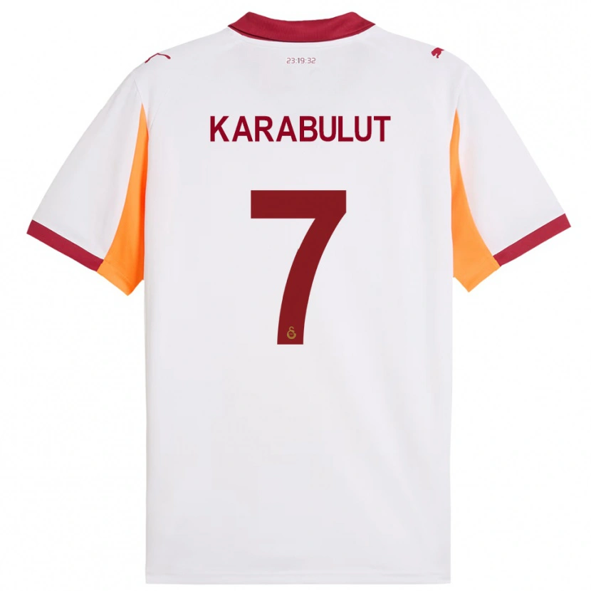 Danxen Dames Arzu Karabulut #7 Wit Rood Uitshirt Uittenue 2025/26 T-Shirt