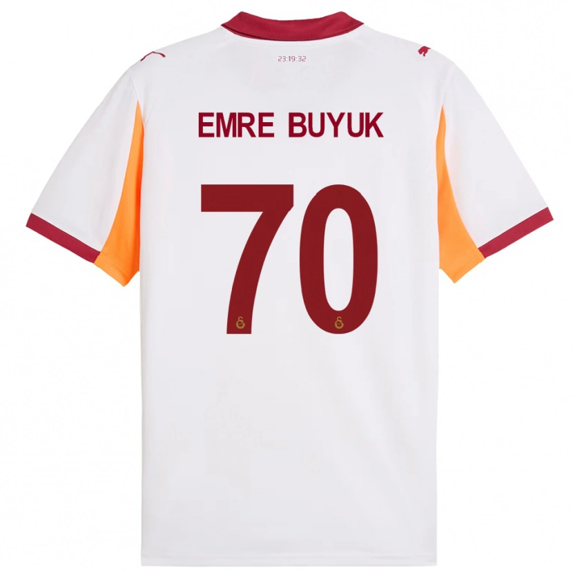 Danxen Dames Enes Emre Büyük #70 Wit Rood Uitshirt Uittenue 2025/26 T-Shirt
