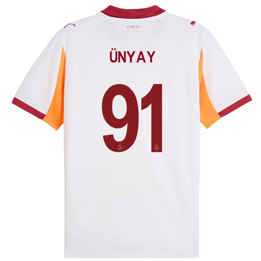 Danxen Dames Arda Ünyay #91 Wit Rood Uitshirt Uittenue 2025/26 T-Shirt